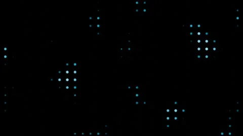 3D Sci-Fi Background with a Grid of Glowing Cyan Dots, 4k Animation at 60fps Stock Footage 315213454