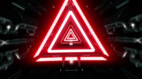 3D Sci-fi Tunnel Loop Stock Footage 142430975