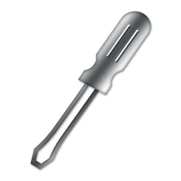 3d Screwdriver icon Stock Illustration