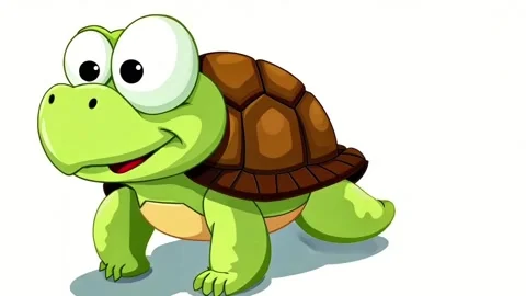 A 3d Sea Turtle Cartoon Character Stock Footage 302409177