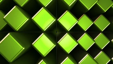 3D Seamless abstract of colorful backlit metallic cube Vídeos de archivo 124809452