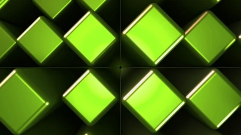 3D Seamless abstract of colorful backlit metallic cube Vídeos de archivo 124809552