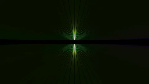 3D seamless loop abstract of empty space with metallic ceiling with light ray Stock-Footage 124802372