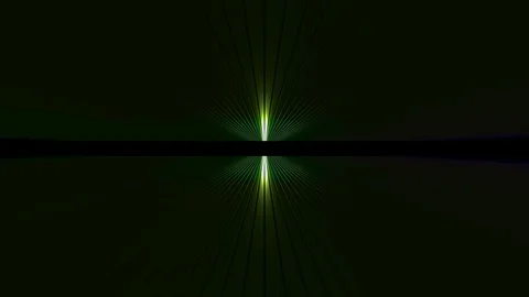 3D seamless loop abstract of empty space with metallic ceiling with light ray Stock-Footage 124802607