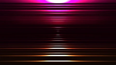3D seamless loop of colorful horizontal line waving Stock Footage 124793658