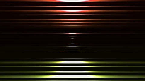 3D seamless loop of colorful horizontal line waving Stock-Footage 124793961