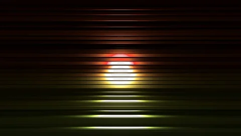 3D seamless loop of colorful horizontal line waving Stock-Footage 124793963