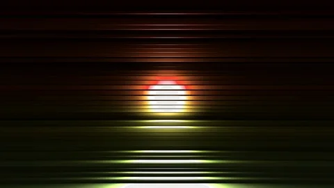 3D seamless loop of colorful horizontal line waving Stock-Footage 124793968