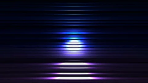 3D seamless loop of colorful horizontal line waving Stock-Footage 124793995