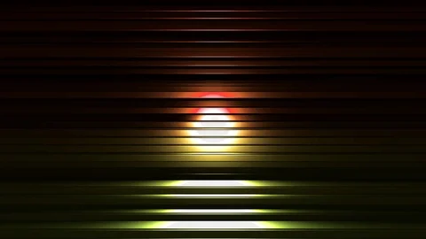 3D seamless loop of colorful horizontal line waving Stock-Footage 124794031