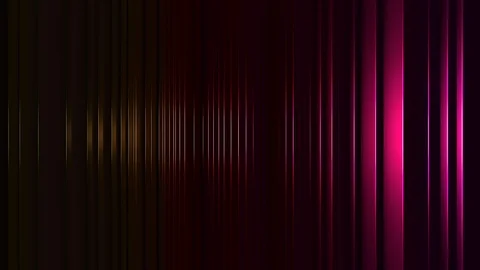 3D seamless loop of colorful vertical line waving Stock Footage 124792840
