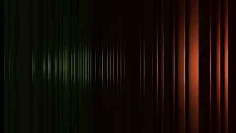 3D seamless loop of colorful vertical line waving Vidéo 124792922