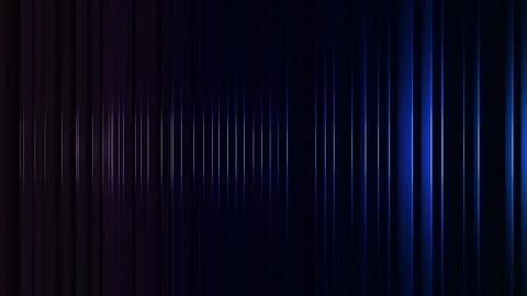 3D seamless loop of colorful vertical line waving Stock Footage 124792949