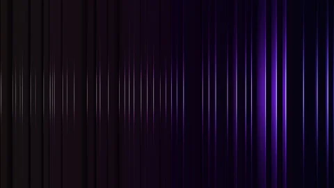 3D seamless loop of colorful vertical line waving Stock Footage 124793047