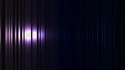 3D seamless loop of colorful vertical line waving Stock-Footage 124794086