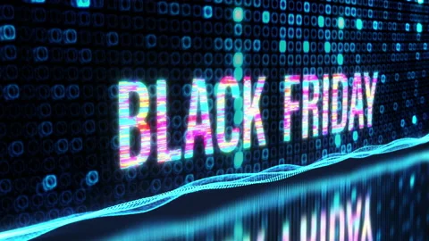 3d seamless looping Special Offer Black Friday Super Sale  glitter effect 스톡 동영상 160674760