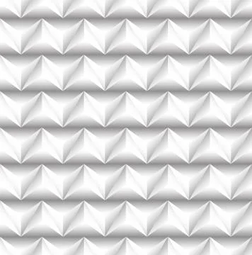 3d seamless pattern with alternating embossed triangles Stock Illustration