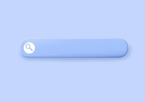 3D search bar. Stock-Illustration
