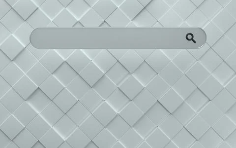 3D Search bar with modern background 스톡 일러스트