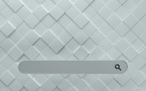 3D Search bar with modern background 스톡 일러스트