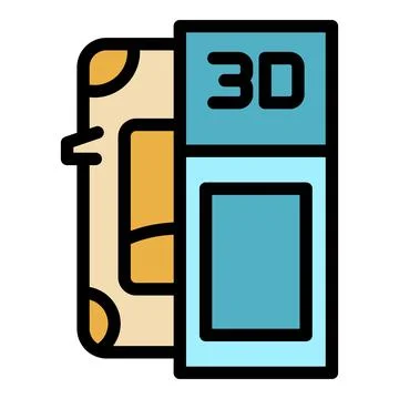 3d seat car icon vector flat 스톡 일러스트