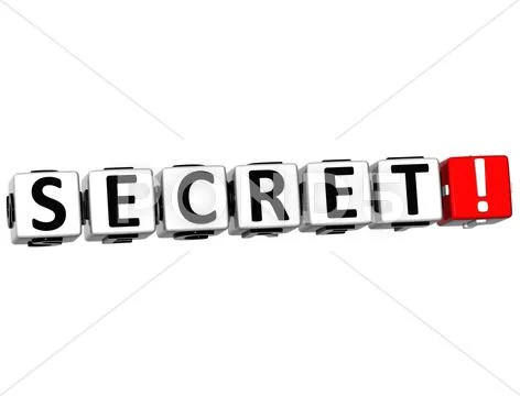 3d secret crossword Stock Illustration