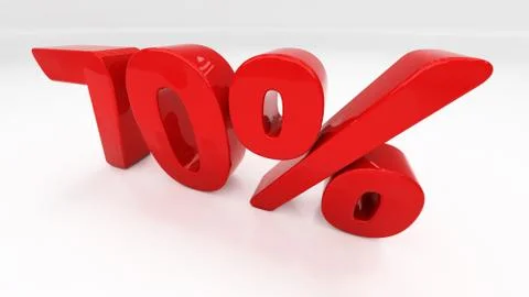 3d seventy percent Stockillustratie