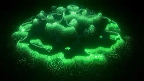 3D Shamrock Wallpaper Stock Illustration