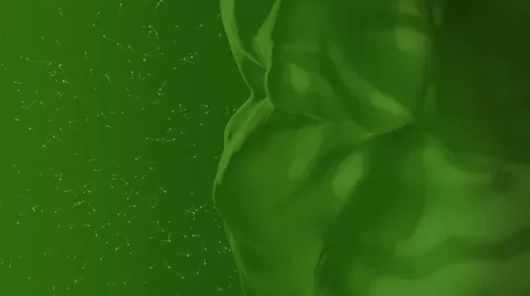 3D Shape Rotating On A Dark Green Background Stock Footage 61858239