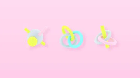 3d shapes. Geometric 3d object. Abstract design. Geometric shapes. Stock-Illustration