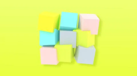 3d shapes. Geometric 3d object. Abstract design. Geometric shapes. Illustrazione stock