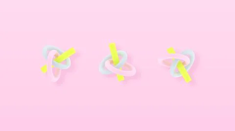 3d shapes. Geometric 3d object. Abstract design. Geometric shapes. Stock Illustration