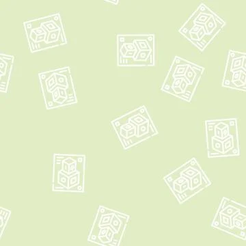 3d shapes line vector seamless pattern black 스톡 일러스트