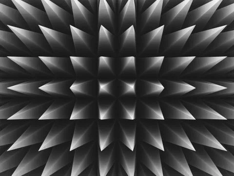 3d sharp triangular perspective pattern Stock Illustration