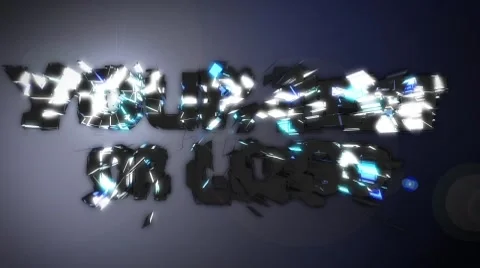 3D Shine Text Title for AE After Effects素材