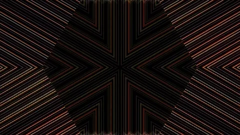 3D shining bright dots set colorful line wave motion, on black background Stock Footage 248298720