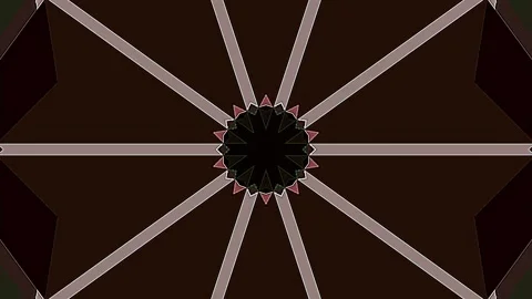 3D shining bright dots set colorful line wave motion, on black background Video stock 294339427