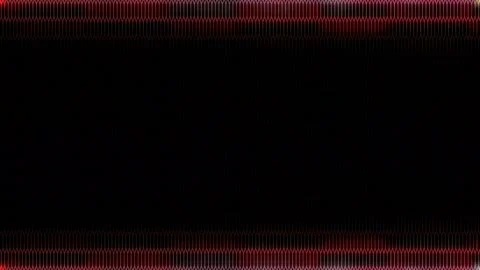 3D shining bright dots set colorful line wave motion, on black background Video stock 296284086