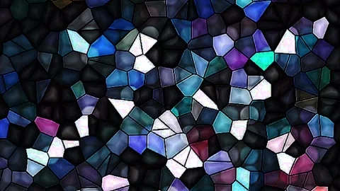 3D shining bright dots set colorful line wave motion, on black background Video stock 308119126