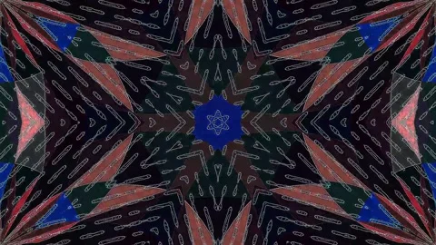 3D shining bright dots set colorful line wave motion, on black background Video stock 311515351