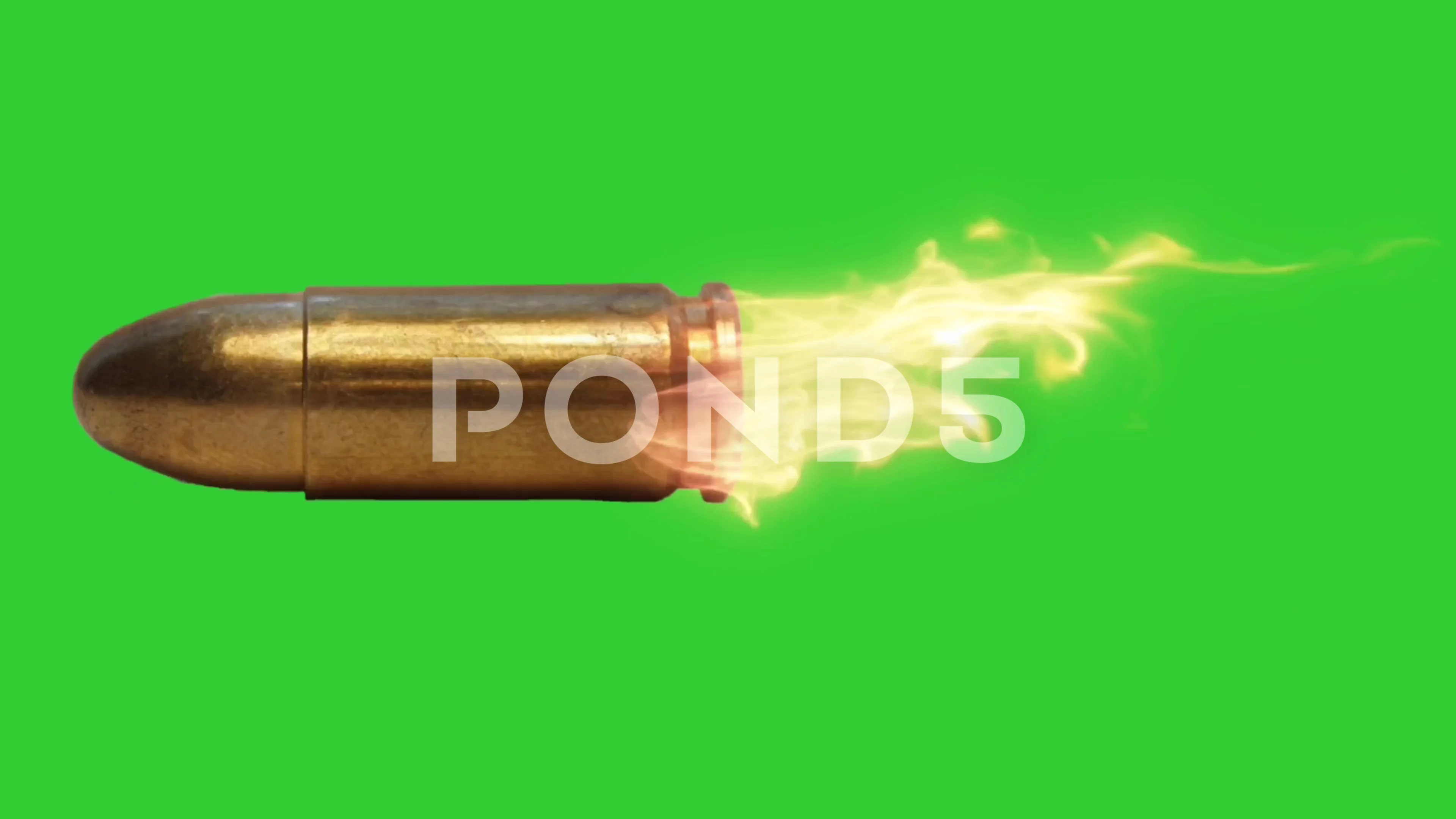 bullet fired from gun