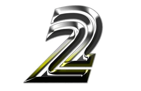 3d silver font Stock Illustration