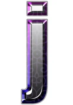 3d silver font Stock Illustration