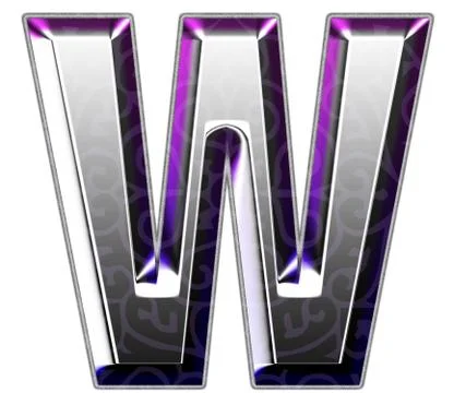 3d silver font Stock Illustration