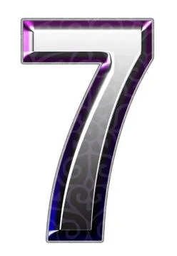 3d silver font Stock Illustration