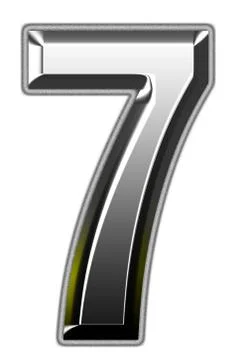 3d silver font illustration Illustrazione stock