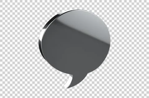 3D Silver Geometric Shape, Banner, Icon, Badge, Label PNG Transparent Background Stock Illustration