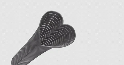 3D Silver Heart Transitions Stock Footage 222935889