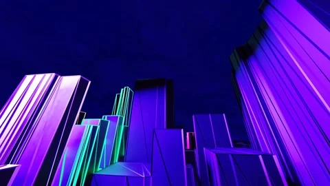 3D simulation flight through Manhattan Stock Footage 221427577