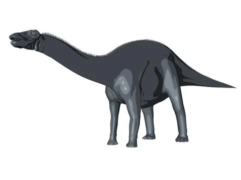 3d sketch render of a  dinosaur Stock Illustration